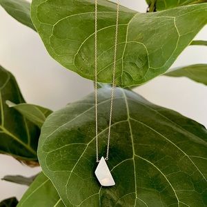 Opal birthstone necklace